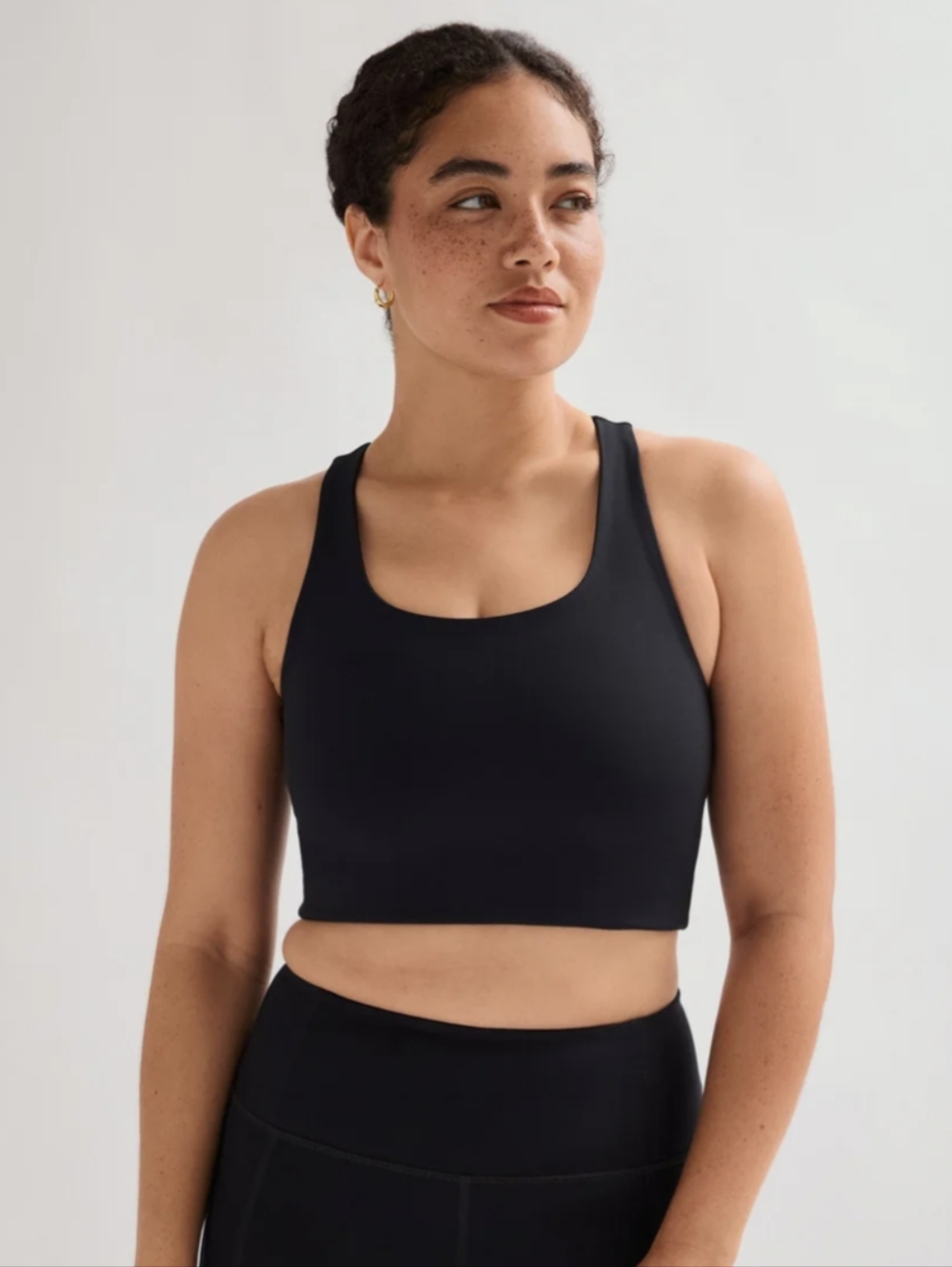 Girlfriend Collective Paloma Sports Bra, Navy Blue
